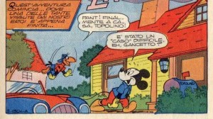 Topolino e la quiete lacustre.