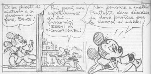 Una matita dalle "Paperolimpiadi", apparsa su Topolino 1705/1712.