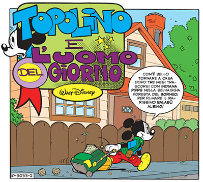 Topolino e l'uomo del giorno