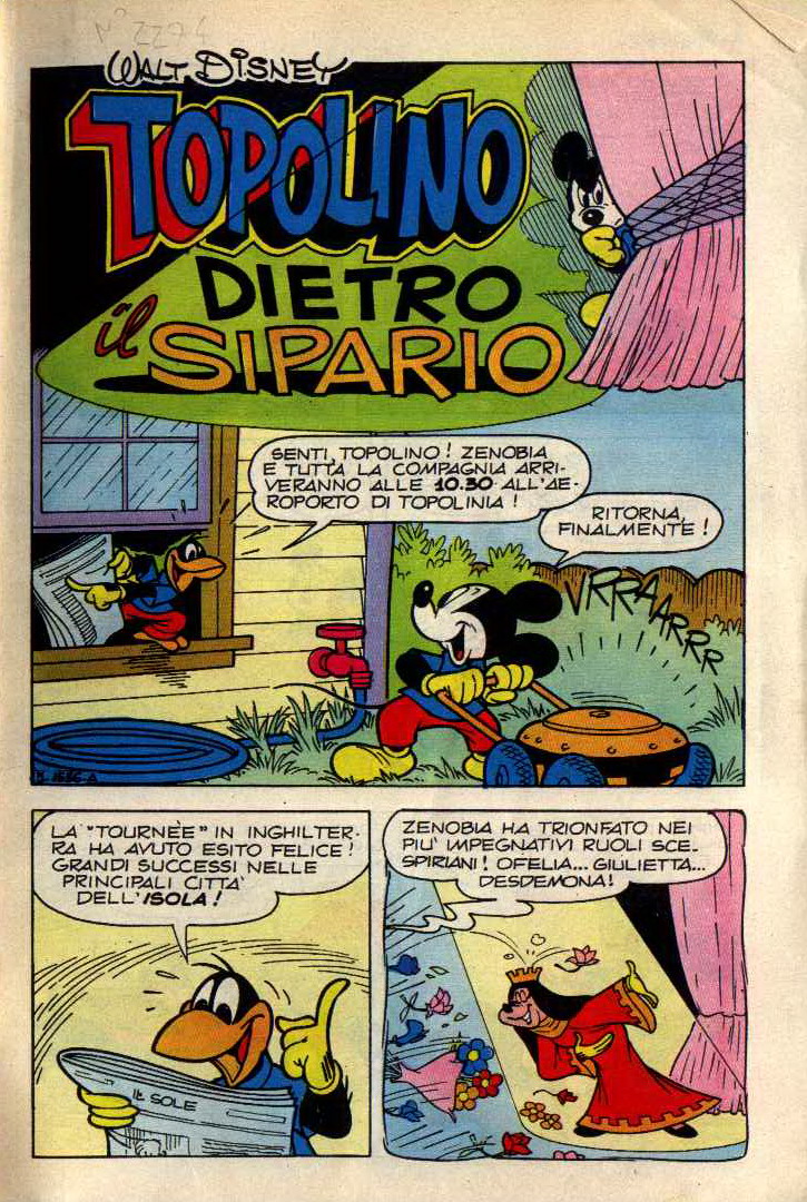 Topolino dietro il sipario